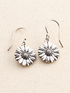 Happy Sunflower Drop Earrings