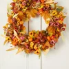 Harvest Artificial Flower 26 Inch Faux Wreath