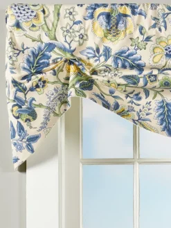 Hatfield Floral Lined Rod Pocket Tuck Valance by Country Curtains&reg;