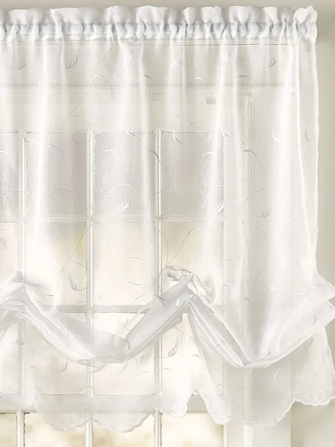 Hathaway Sheers Rod Pocket Balloon Panel by Country Curtains®