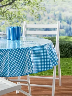 Heavy-Duty Print Oilcloth Tablecloth