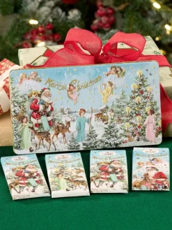 Heidel Chocolate Angel Christmas Tin