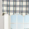 Hillside Plaid Lined Rod Pocket Scalloped Valance by Country Curtains®