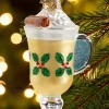 Holiday Eggnog Blown-Glass Christmas Ornament