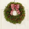 Holiday Plaid 24 Inch Balsam Wreath