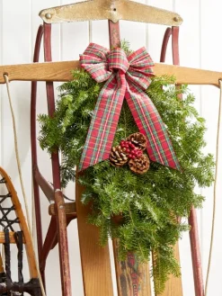 Holiday Tartan Balsam Swag