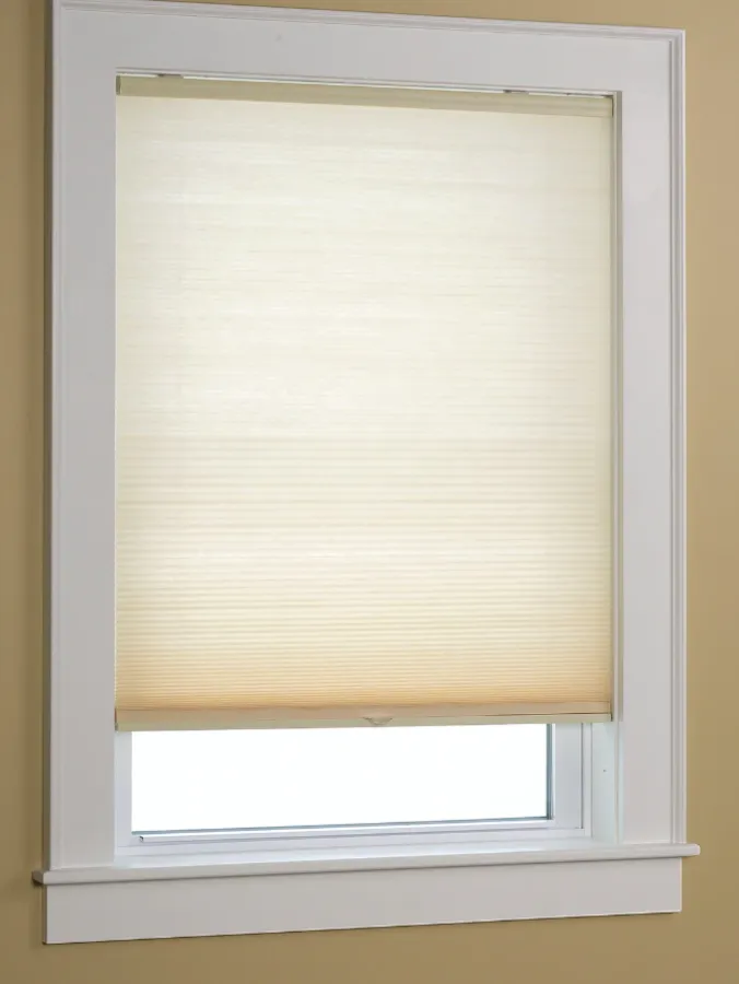 Honeycomb Cellular Pleated Light-Filtering Cordless Shade