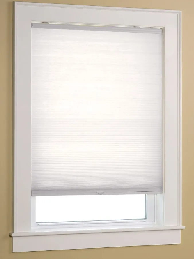 Honeycomb Cellular Pleated Light-Filtering Cordless Shade