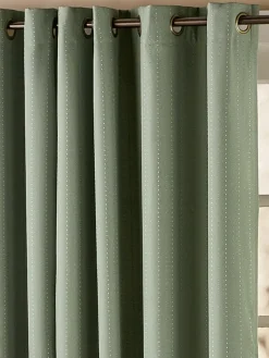 Hudson Dot Room-Darkening Grommet Top Patio Panel by Country Curtains®