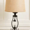 Hurricane Table Lamp With Night-Light