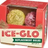 Ice-Glo Multicolor Replacement Bulbs, Box of Four