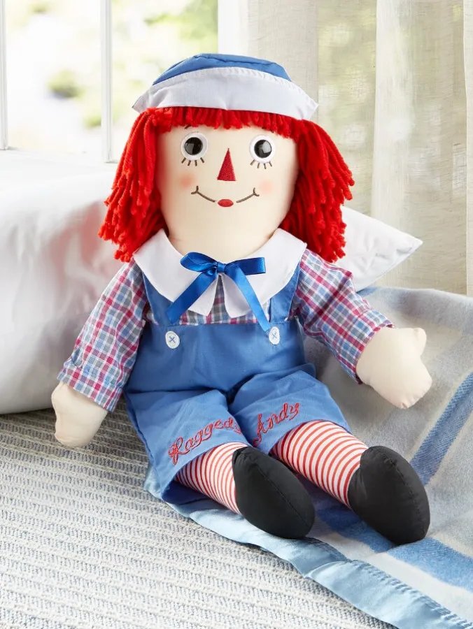 25 Inch Raggedy Ann or Andy Hundredth Anniversary Doll