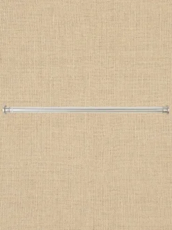 Indoor/Outdoor Stainless Steel Tension Curtain Rod, 1 Inch