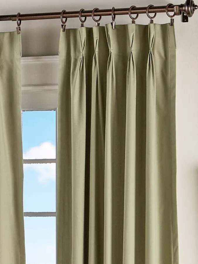 Insulated Lined 48 Inch Pinch Pleat Curtains