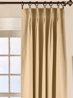 Insulated Lined 48 Inch Pinch Pleat Curtains
