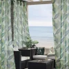 Island of Palms Semi-Sheer Outdoor Grommet Top Panel
