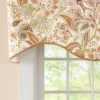 Jacobean Paisley Lined Rod Pocket Scalloped Valance by Country Curtains®