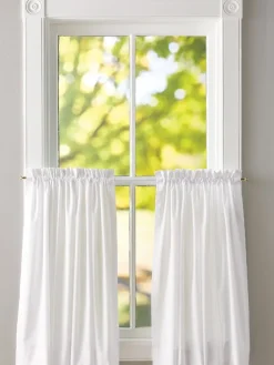 Jane's Plain and Simple Rod Pocket Tiers by Country Curtains®