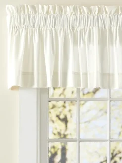 Jane's Plain and Simple Rod Pocket Tailored Valance by Country Curtains®