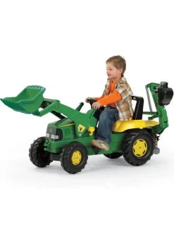 John Deere Ride-On Backhoe for Kids