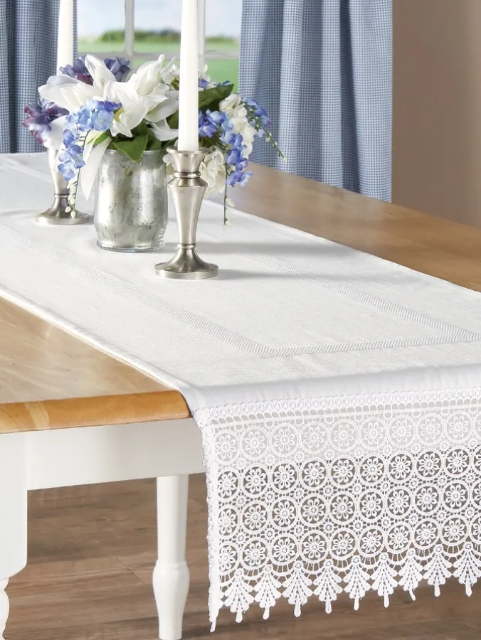 Keepsake Lace Table Runner, In 2 Sizes