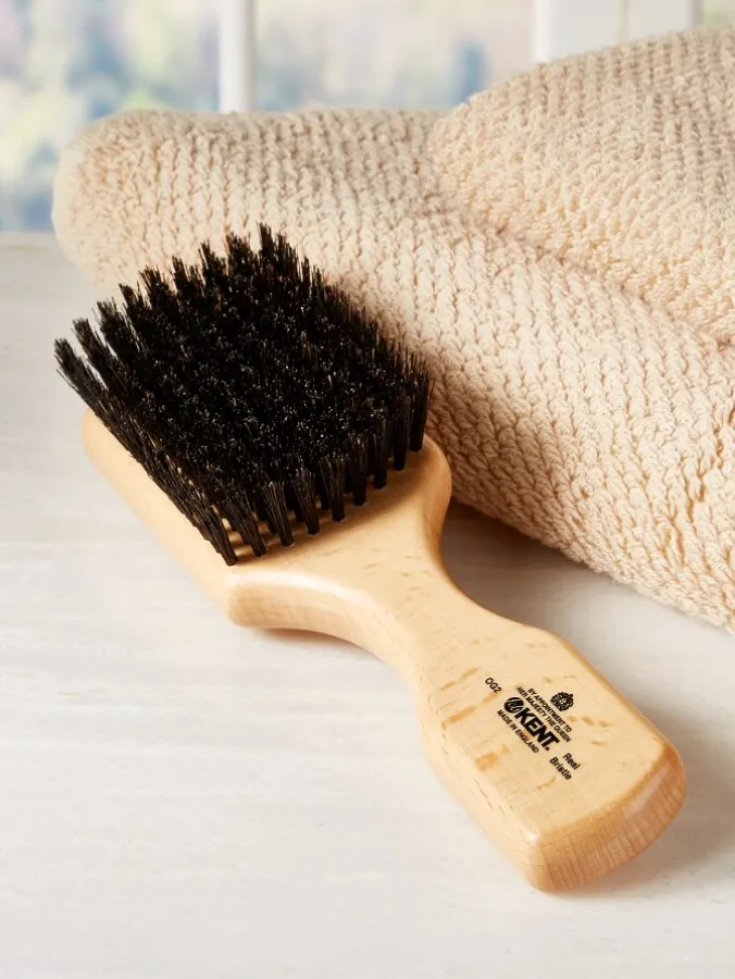 Kent Boar-Bristle Club Hair Brush