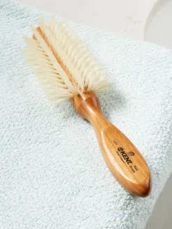 Kent Boar-Bristle Half-Round Hair Brush
