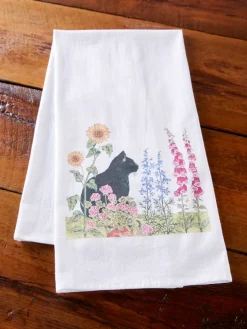 Kitty Cat Flour Sack Cotton Towel