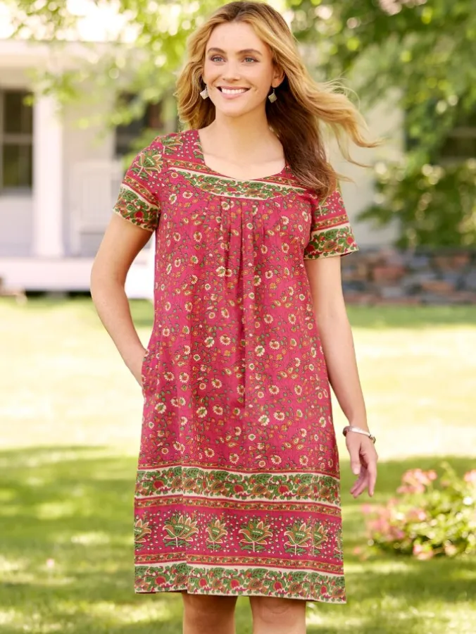 Knee-Length Cotton Muumuu