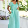 Lace and Floral Cotton Nightgown