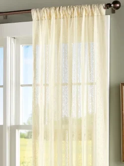 Lacy Medallion Rod Pocket Panel
