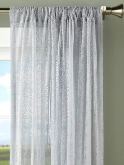 Lacy Medallion Rod Pocket Panel