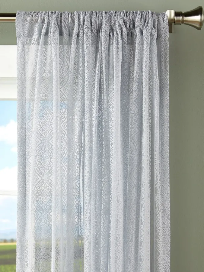 Lacy Medallion Rod Pocket Panel