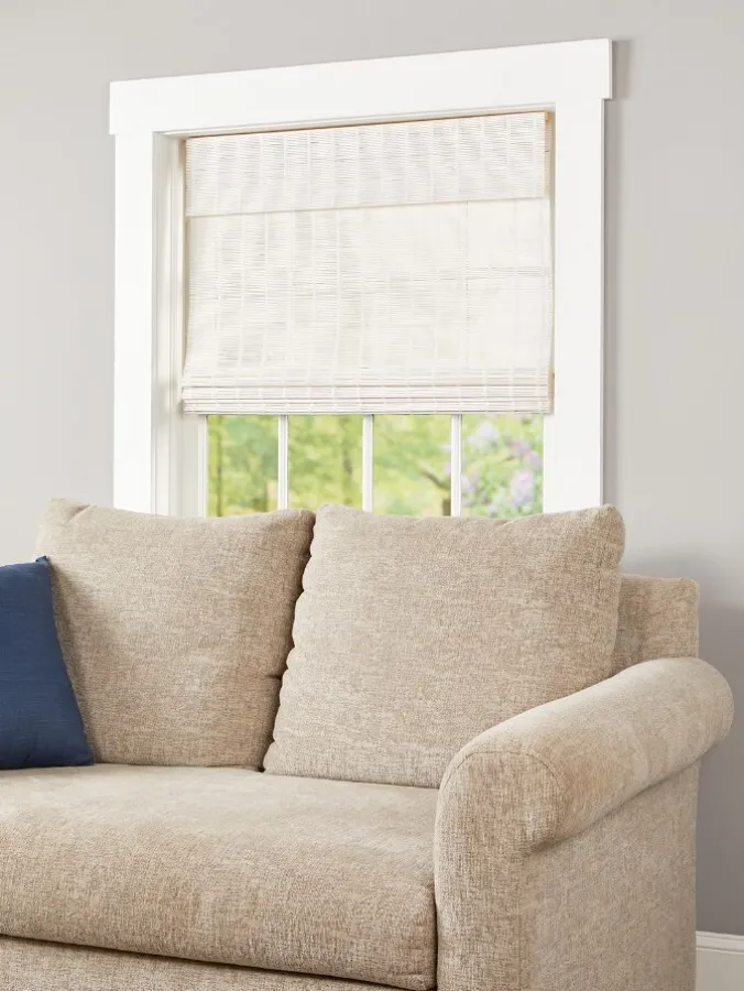 Lakeside Cordless Bamboo Roman Shade