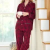 Lanz Classic Buffalo Check Flannel Pajamas