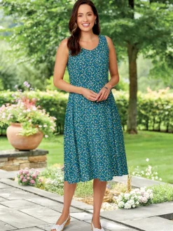 Lanz Sleeveless Floral Dress