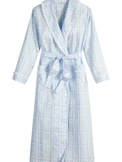 Lanz Tyrolean Cotton Wrap Robe