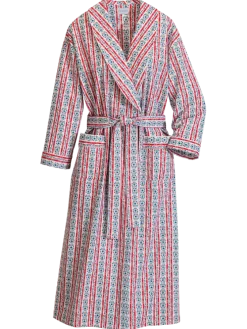 Lanz Tyrolean Flannel Wrap Robe
