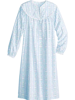 Lanz Tyrolean 50 Inch Flannel Nightgown