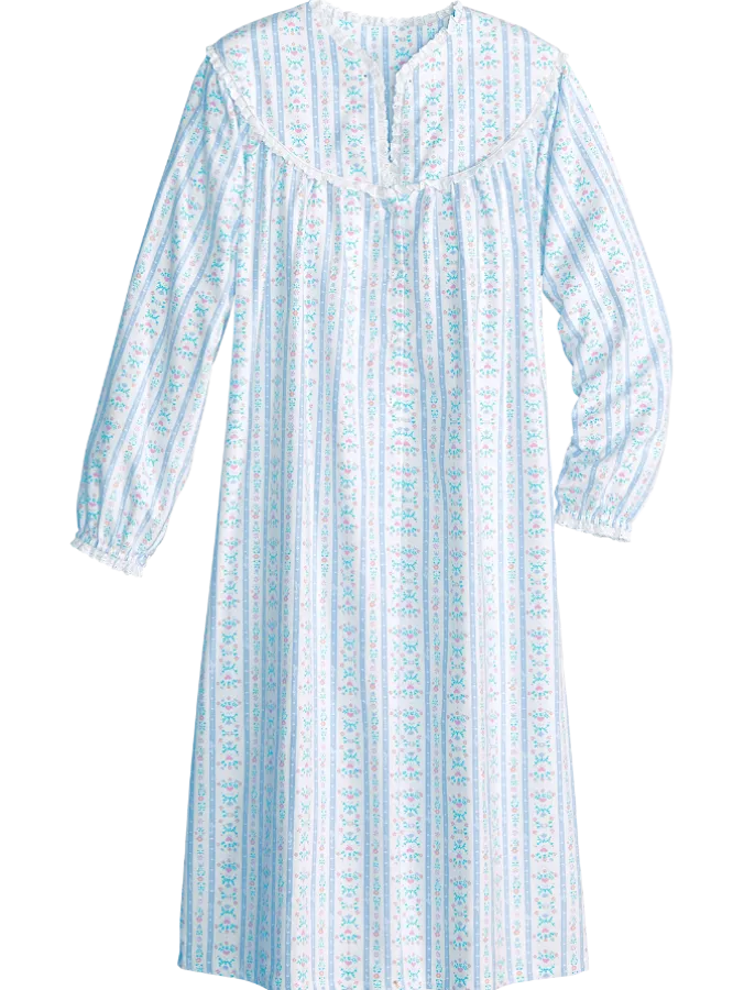Lanz Tyrolean 50 Inch Flannel Nightgown