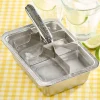 Large Square Stainless Steel Ice Cube Tray