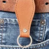Leather Keychain Belt Clip