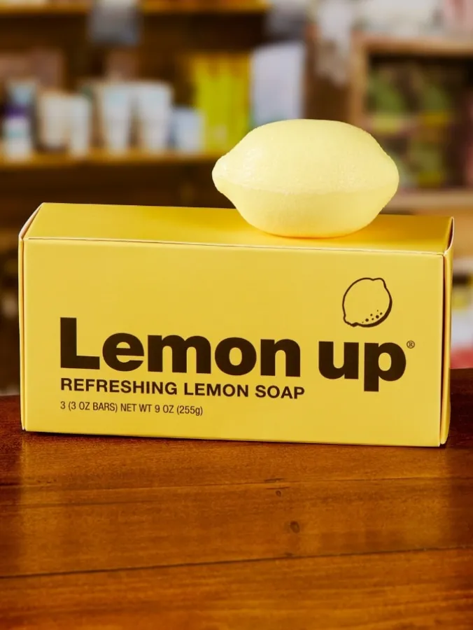 Lemon Up Bath and Body Soap, 3 Bars