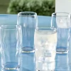 Libbey Bounce Tumbler Drinking Glass, Set of 4