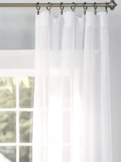 Light and Lineny Rod Pocket Sheer Panel by Country Curtains®