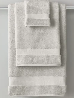 Light Gray Egyptian Cotton Open Stock Bath Collection