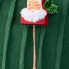Light-Up Santa Pin