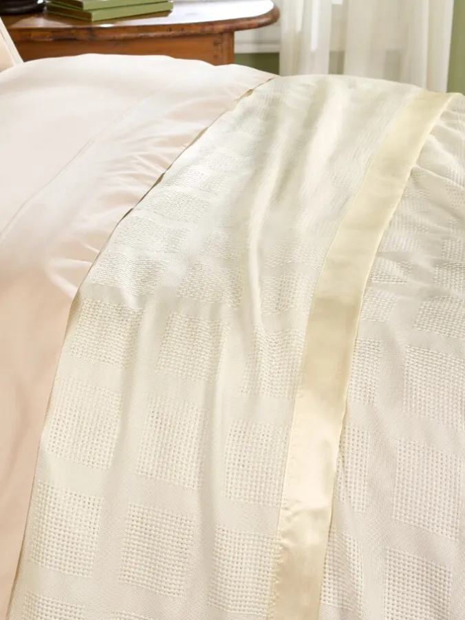 Lightweight Waffle-Weave Acrylic Blanket