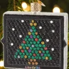 Lite Brite Blown-Glass Christmas Ornament