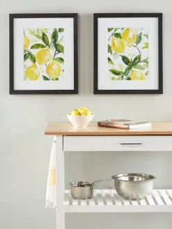 Lovely Lemons Art Print, Set of 2